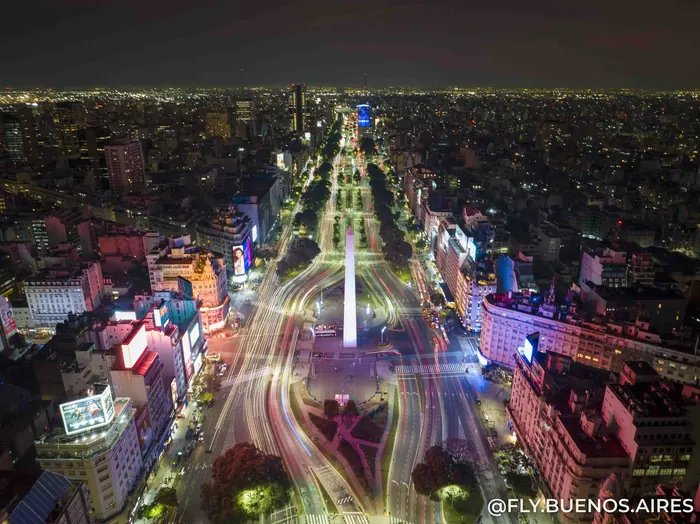 Luces en 9 de Julio